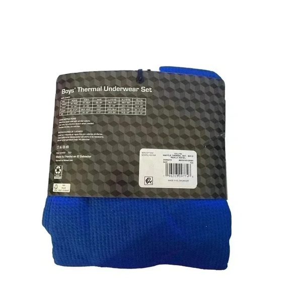 Athletic Works Youth Boys' 2-Piece Waffle Thermal Layering Underwear Set SizeXXL - Picture 2 of 2